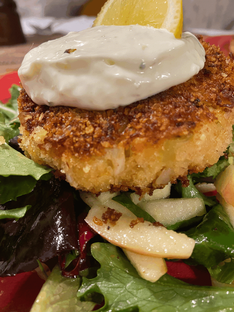 Crab Cakes at Morro Bay